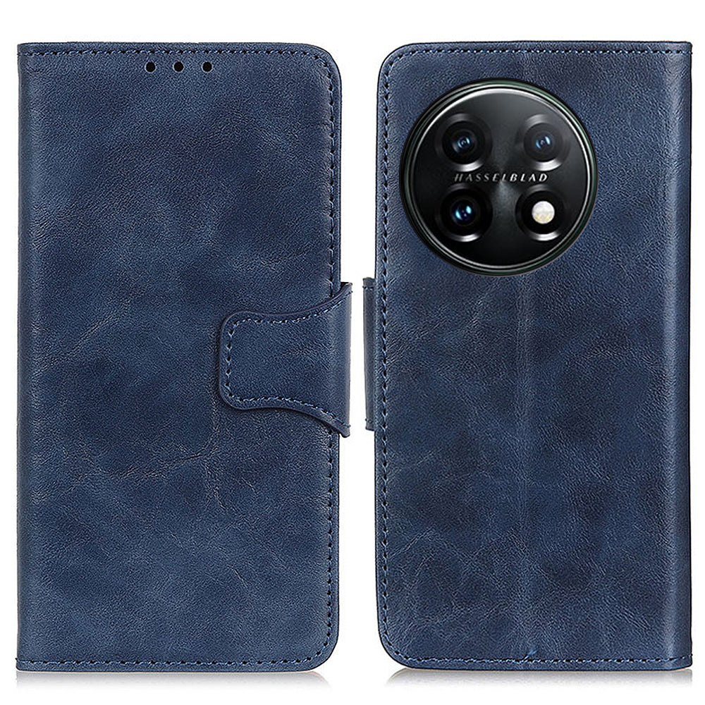 For OnePlus 11 5G Crazy Horse Texture Phone Case Wallet Stand Split Leather Cell Phone Cover For OnePlus 11 5G Crazy Horse Texture Phone Case Wallet Stand Split Leather Cell Phone Cover